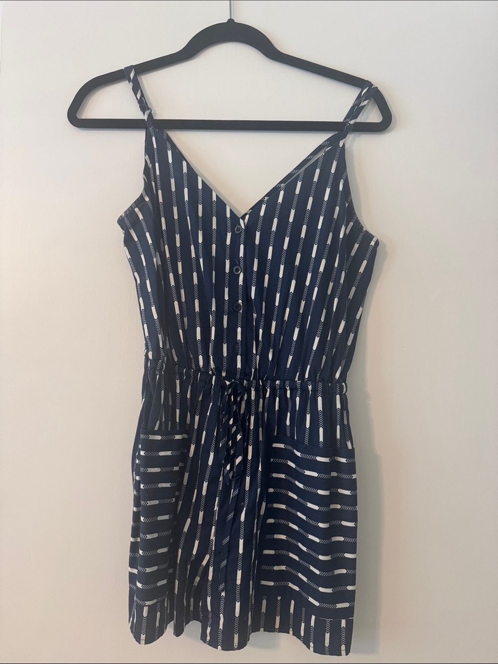 Women's Navy Romper